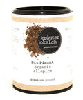 Runde Dose von Kräuterlokal mit Bio Piment gemahlen.