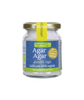 Gewurzladen Nafels Rapunzel Agar Agar veganes pflanzliches Geliermittel in einem kleinen Glas.