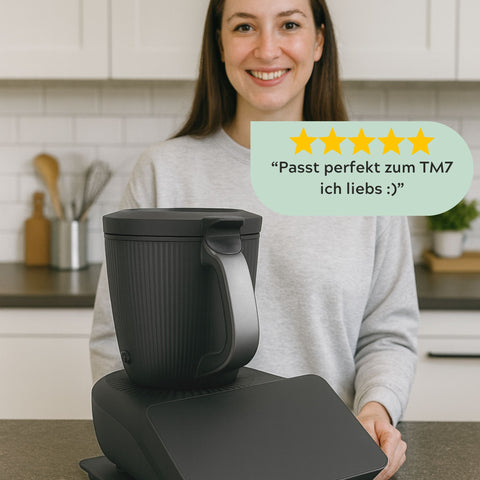 Gleitbrett aus Metall für deinen TM7, schwarz
