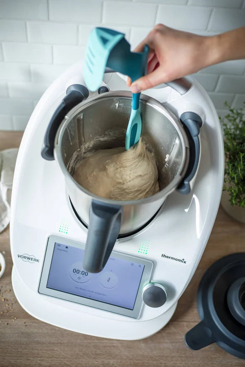 Calotti® Silikon + | Drehkellenspatel für Thermomix TM7, TM6, TM5, TM31