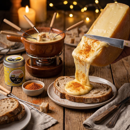 Raclette Fonduewuerze Anwendung