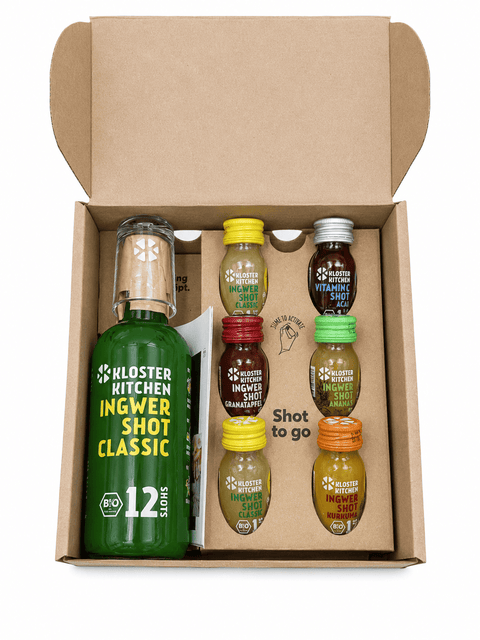 Geschenkbox Kloster Kitchen Ingwer + Probiershots