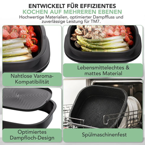 MaxiSteam® | Varoma-Erweiterung mit Einlegeboden für Thermomix TM7