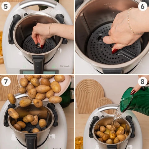 WunderPeeler® (mit Träger) | Kartoffelschäler-Aufsatz für Thermomix TM7, TM6, TM5, TM31