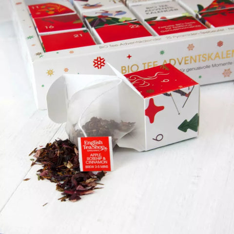Bio "Red Christmas" Adventskalender, 25 Teebeutel (50 g)