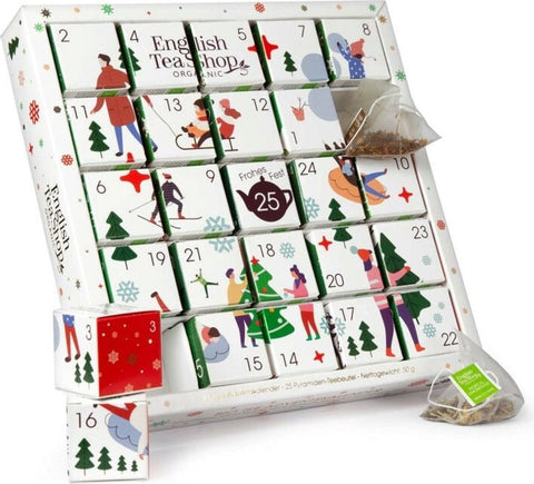 Bio "White Ornaments" Adventskalender, 25 Teebeutel (50 g)