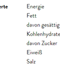 Tabelle der durchschnittlichen Nährwerte pro 100 g für ganze Kümmelsamen, mit Angaben zu Energie (1515 kJ / 362,09 kcal), Fett (14,6 g), Kohlenhydraten (37,3 g) und Eiweiß (19,8 g).