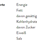 Tabelle der durchschnittlichen Nährwerte pro 100 g für gemahlenen Kreuzkümmel, mit Angaben zu Energie (1393 kJ / 332,94 kcal), Fett (14,6 g), Kohlenhydraten (49,9 g) und Eiweiß (19,8 g).