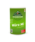 Eine grüne Dose Glarner Schabziger Würz Mi Käsepulver.